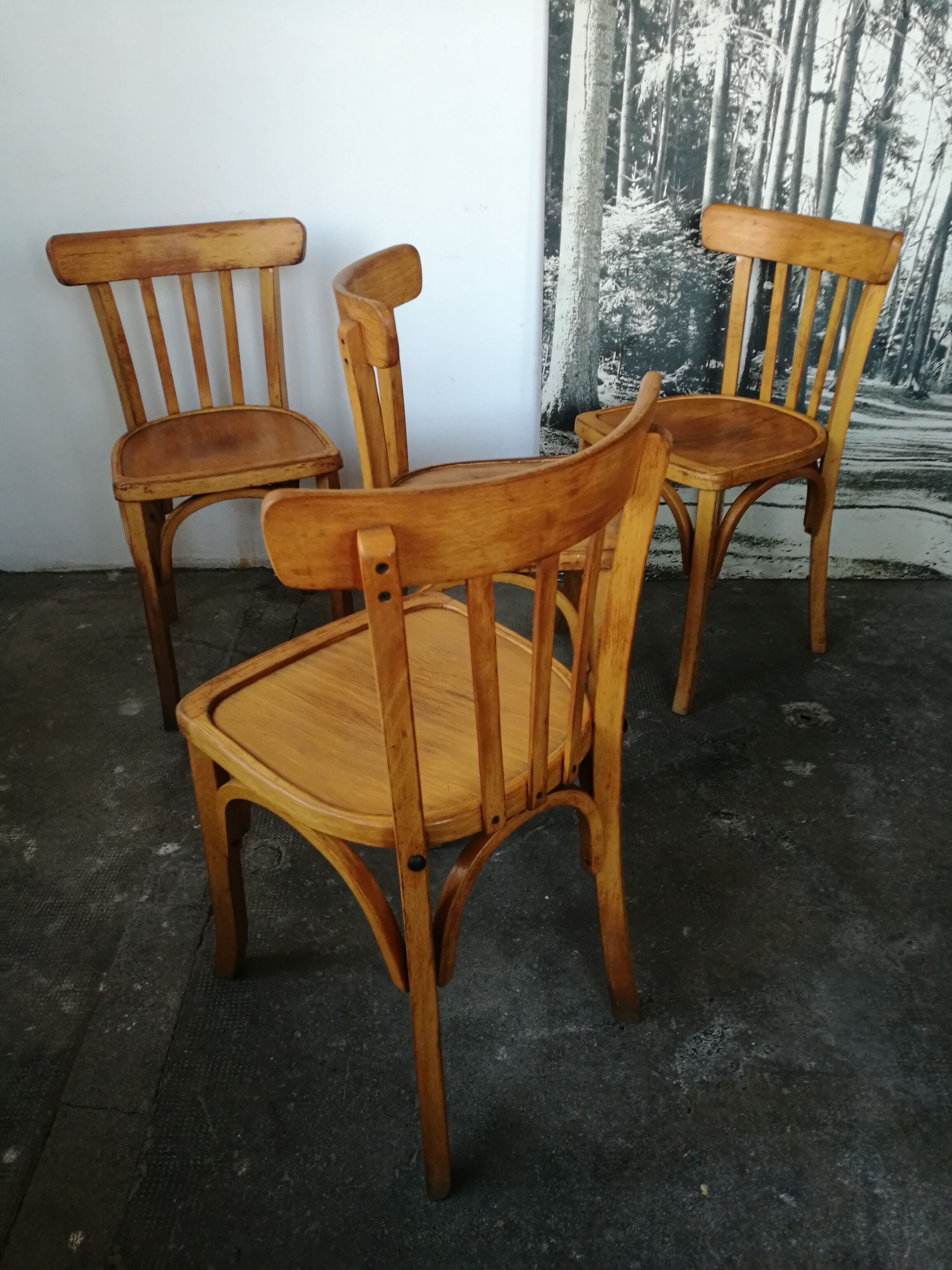 Set 4 bistro chairs
