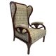 Art Nouveau wing chair no. 6542 by Thonet