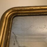 Ancien miroir doré Louis Philippe 130x85 cm