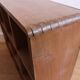 Solid wood wall bookcase