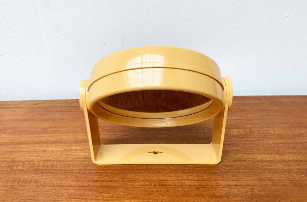 Mid-century space age bathroom wall mirror with 2 sides, 1960s.
