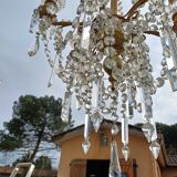 19th century crystal chandelier