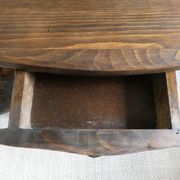 Pair of bedside tables, mountain folk art, circa 1960