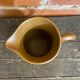 Old pichet sarreguemines beige ceramic 1970s vintage