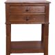 Old Burmese teak bedside