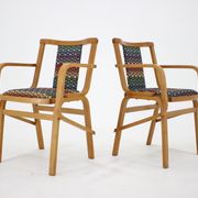 1970s Set of Two Rare Armchairs by Ton, Czechoslovakia