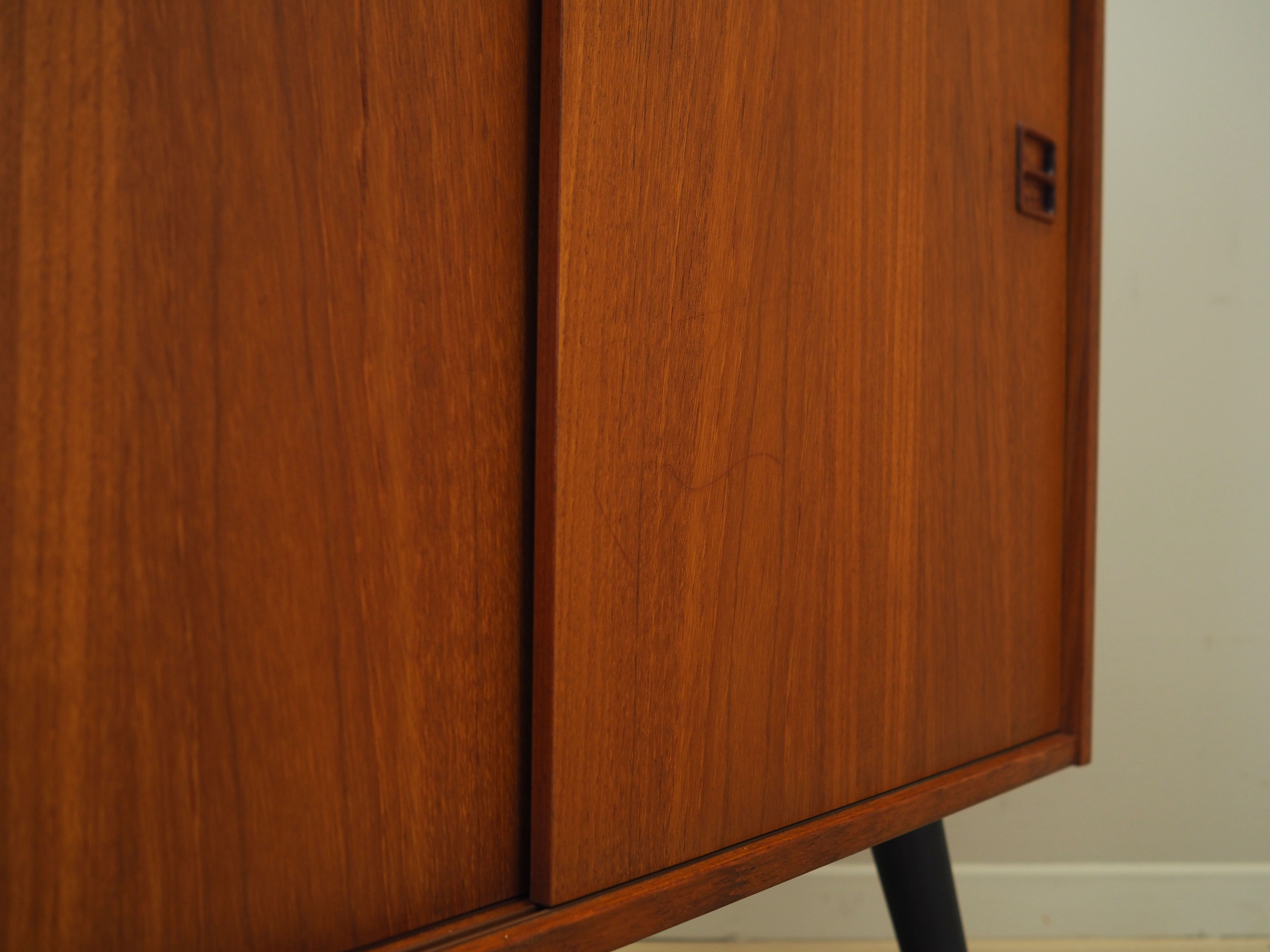 Teak cabinet, Danish design, 1970s, production: Denmark