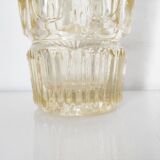 Yellow glass vase by Josef Hoffman for Moser