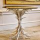 Hans Kögl, "Coco Chanel" - metal side table, Hollywood Regency