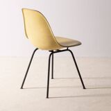 Eames Ocher Side Chair on H Base, Herman Miller 1960s