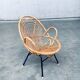 Set of Rattan Lounge Chairs attributed to Rohe Noordwolde, 1960s