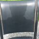 Set of 6 folding chairs, 70s design, 3 leather, 3 moleskin