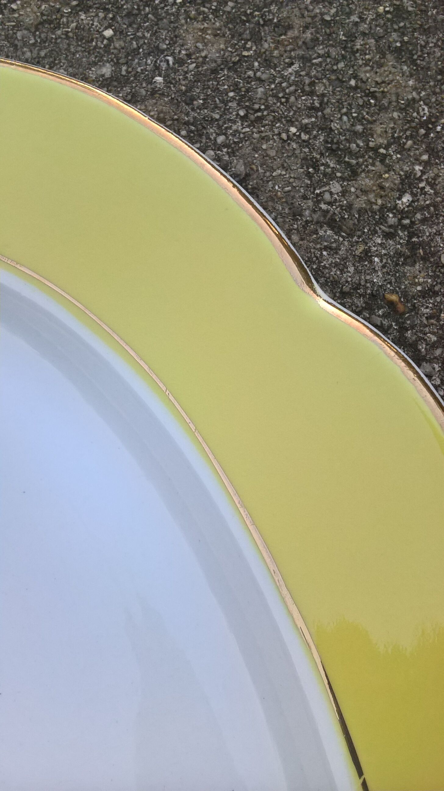 Plat K&G Luneville modèle "Jonquille"