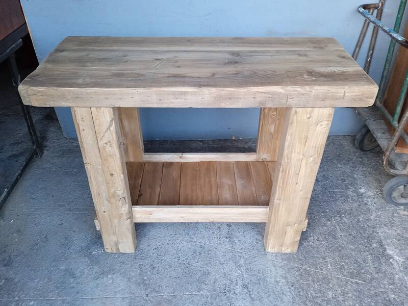 Workbench 119cm old solid wood