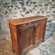 Vintage French Sideboard | 1920s Oak and Poplar Buffet with Locking Doors | Rustic Farmhouse Storage