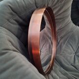 Vintage round wall mirror Syla 710, France 1970