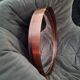 Vintage round wall mirror Syla 710, France 1970