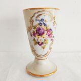 Limoges porcelain cone vase