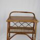 Rattan bedside table