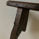 Folk art country bench/shelf, early 20th century