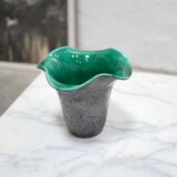 Vase corolle vintage en céramique