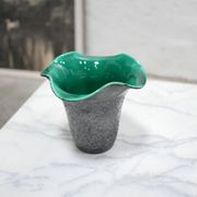 Vase corolle vintage en céramique