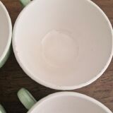 Lot of 6 Digoin coffee cups