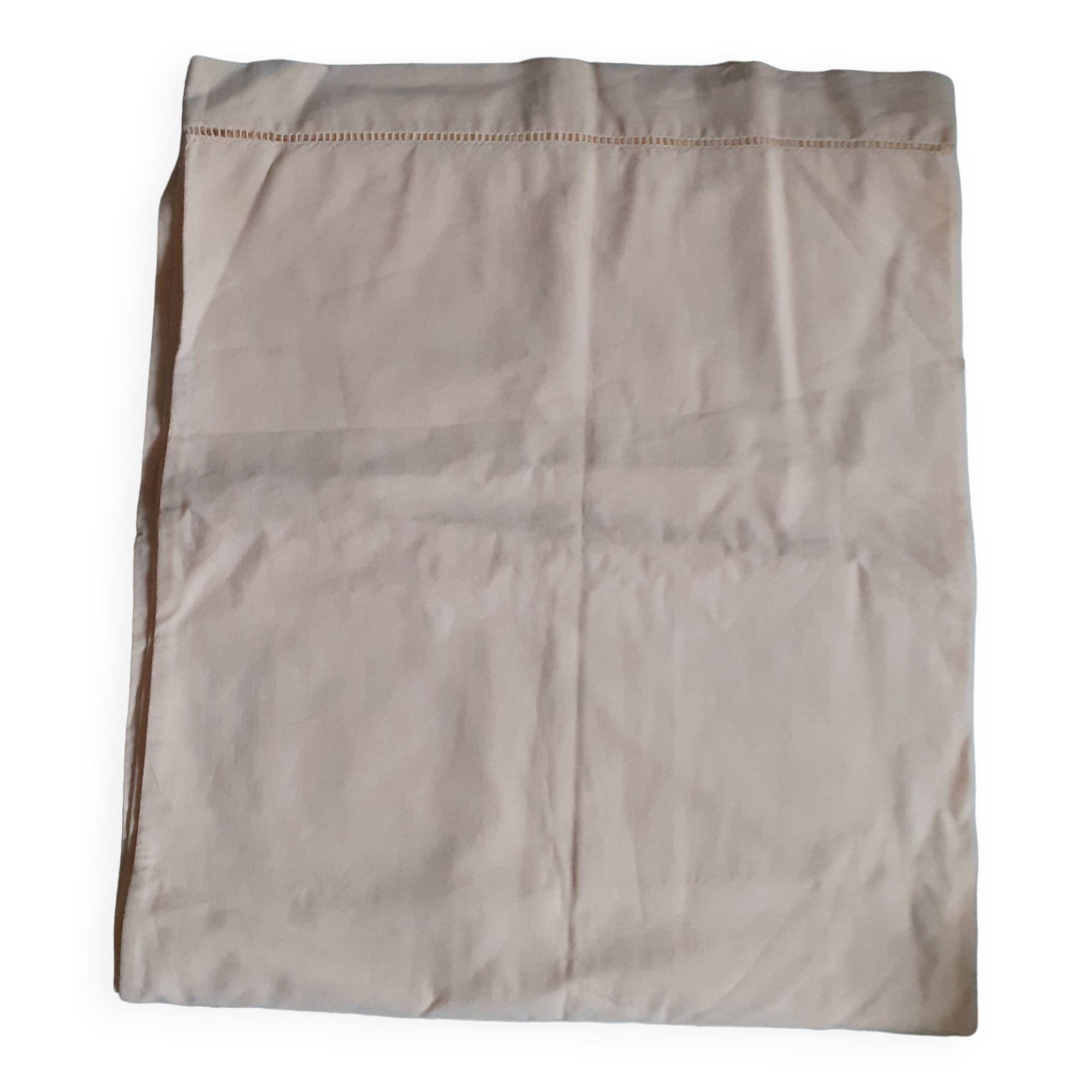 Yellow pillowcase. lined with handmade days.