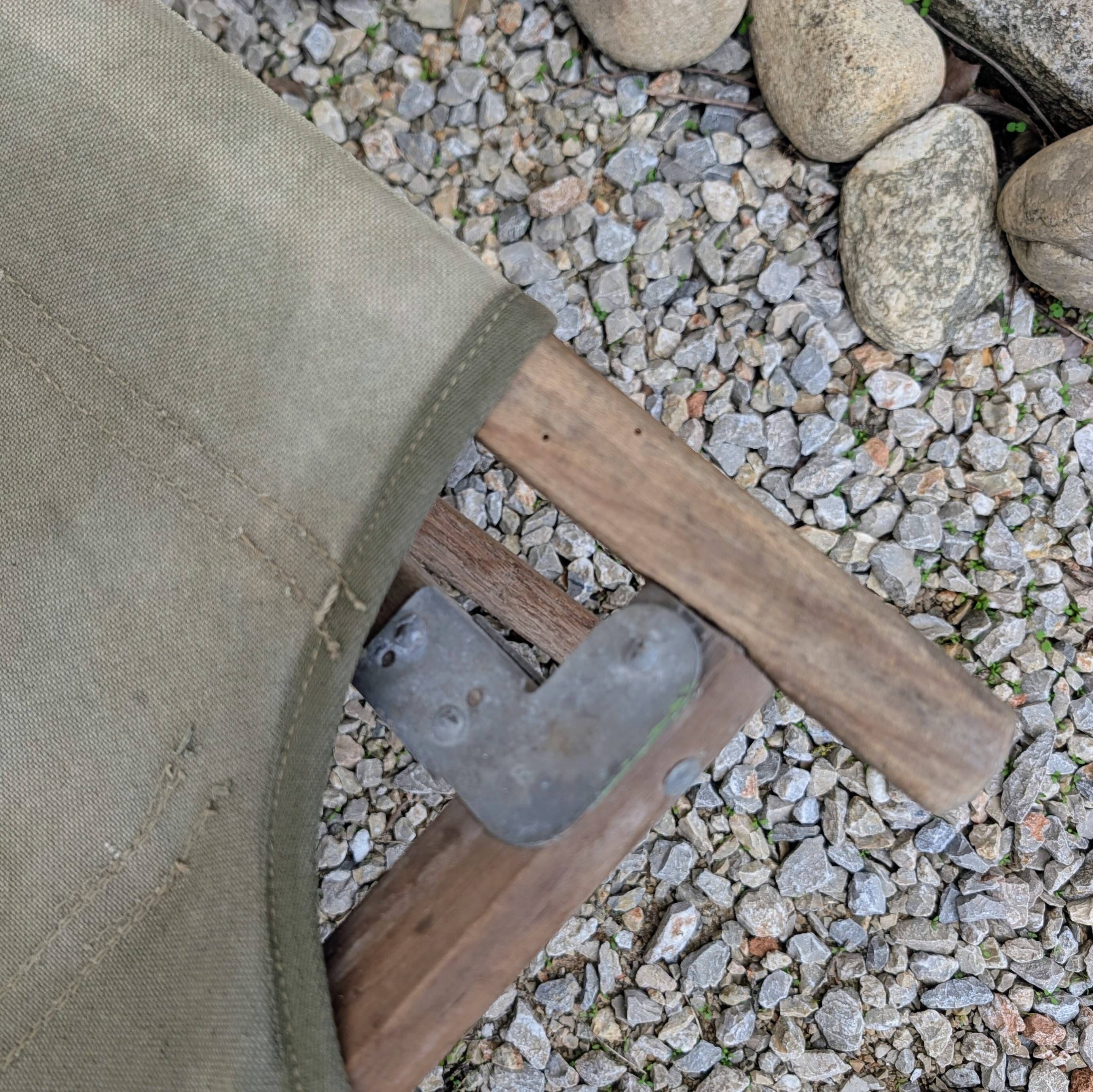 Military camp bed