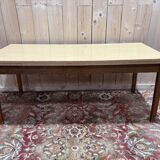 Oak and Formica dining table