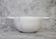 Gabriella – Natural white marble bowl with handles | L 32 cm W 20 cm H 10 cm