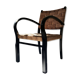 Scandinavian armchair in wood and rope by Axel Larsson, 1950