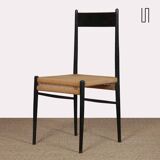 Vintage Italian wooden chair from the 1960s