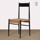 Vintage Italian wooden chair from the 1960s