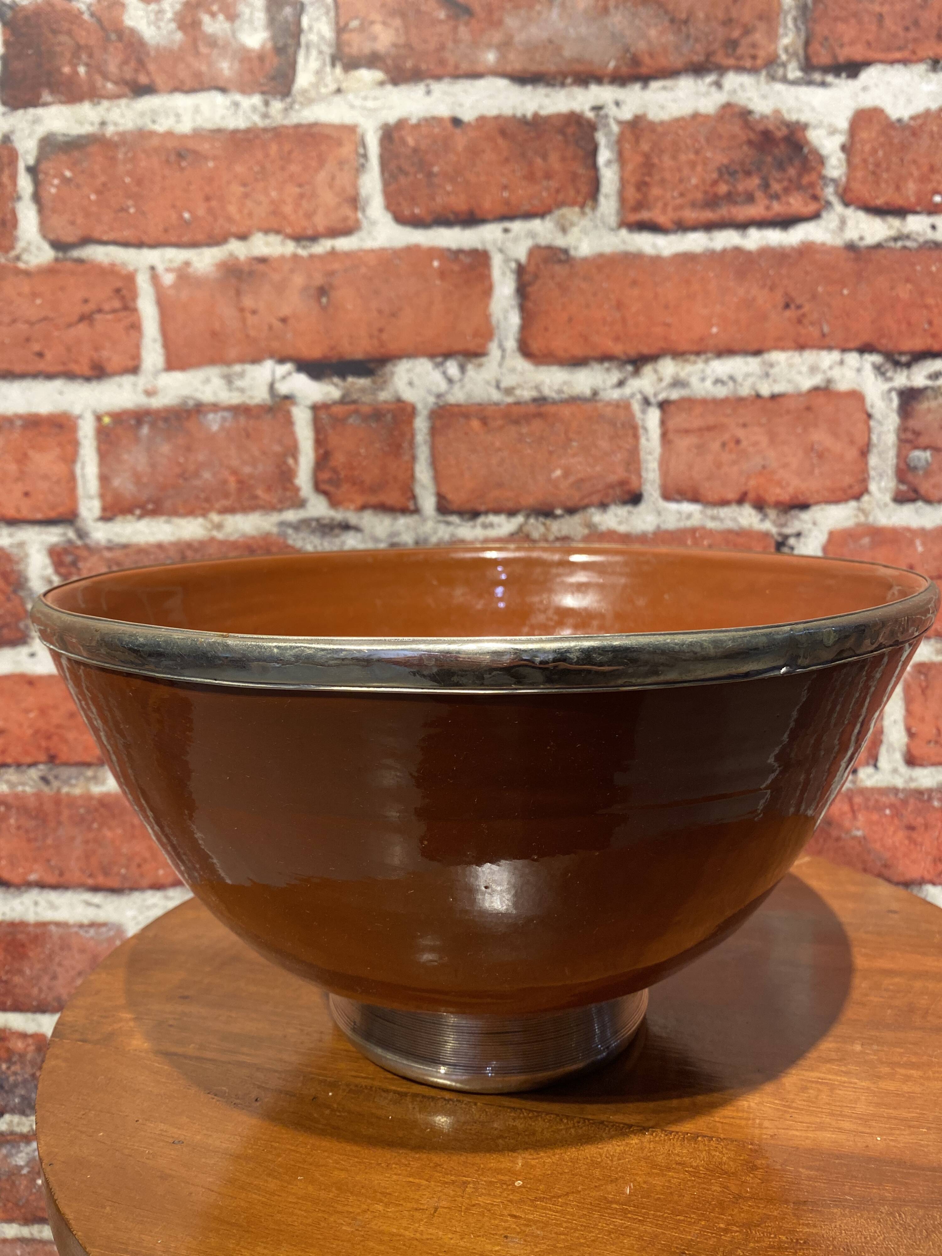 Terracotta salad bowl