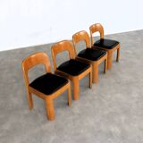 vintage eetkamerstoelen | stoelen | jaren 60 | eiken