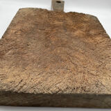 Old wooden cutting log board