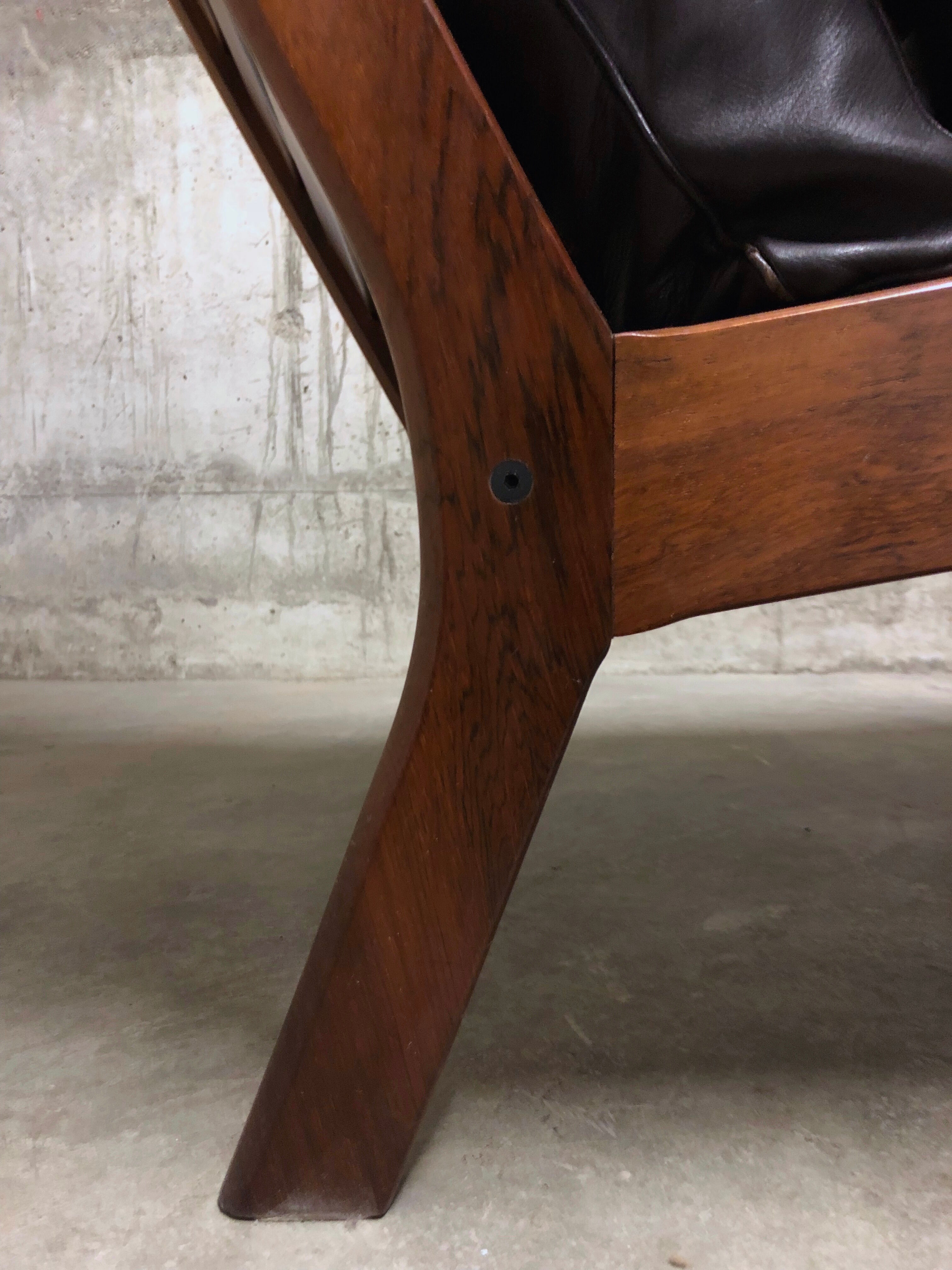 Armchair on palisander by Erik Jørgensen 1960s