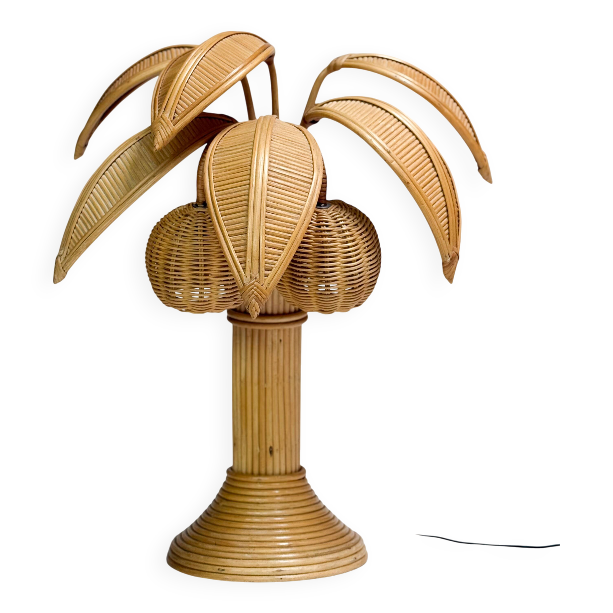 Vintage palm tree lamp