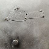 Old industrial vintage grocery scale