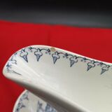 Saucière en faïence Sarreguemines modèle Flore