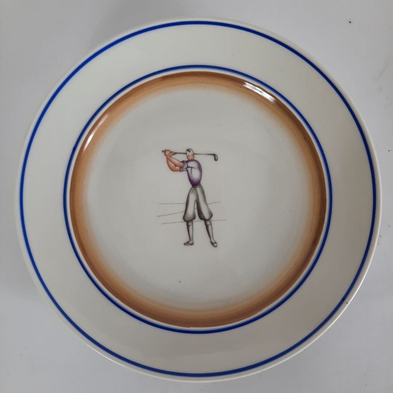 Set of 4 dishes, Gio Ponti, Richard Ginori, sport series