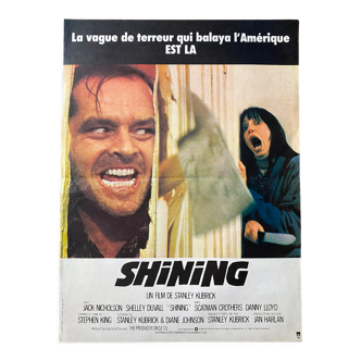 Affiche cinéma originale "Shining" Stanley Kubrick, Jack Nicholson 40x60cm 1980