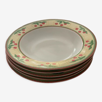 5 porcelain plates