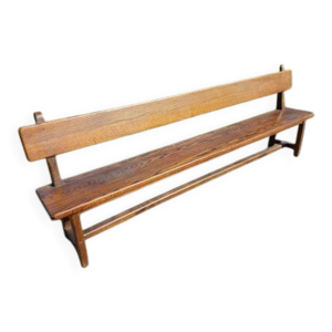 banc en chêne massif