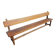 Banc en chêne massif