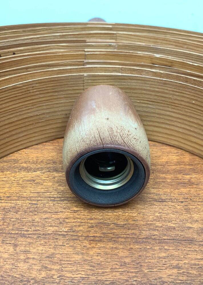 Mid-Century Teak Moon Lamps, 1960s, set of 2