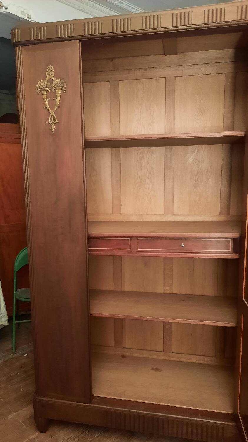 Old art deco style wardrobe
