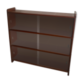 Bibliothèque bois vintage années 50
