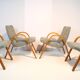 4 Steiner armchairs 1950